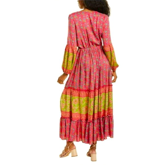 Anthropologie x Raga Lennon plunge maxi dress NWT - Large - Picture 7 of 13